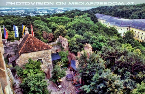 Blick in den Burghof