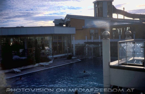 Au�enbecken und Rutsche