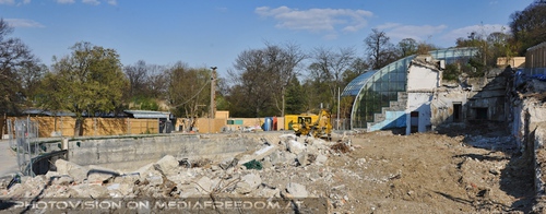 Eisb�renanlage Baustelle