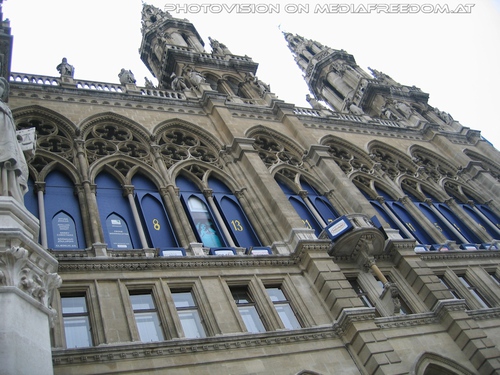 Rathaus als Adventkalender