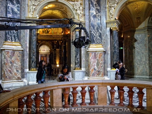 Dreharbeiten Neujahrskonzert 13: Eva D.