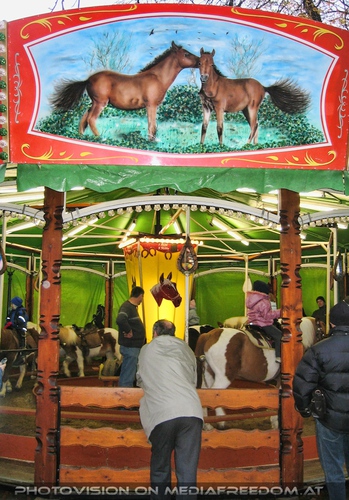 Altes Pferdekarussell