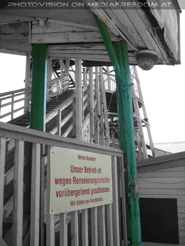 Toboggan - au�er Betrieb