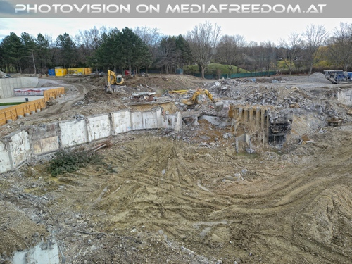 Au�enanlage im Bau