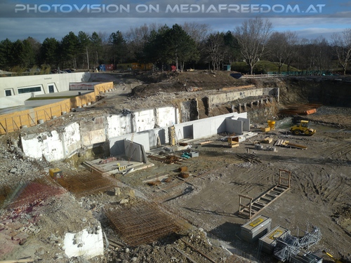 Bau der Au�enanlage