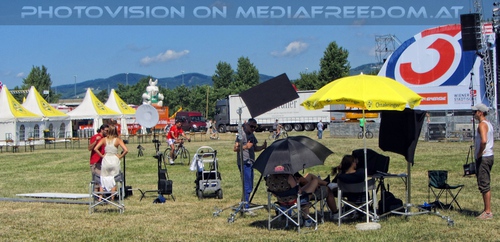 Vorbereitungen - Filmteam