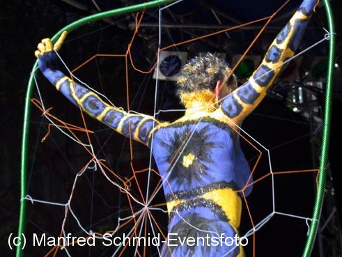 Bodypainting: Model und Painter