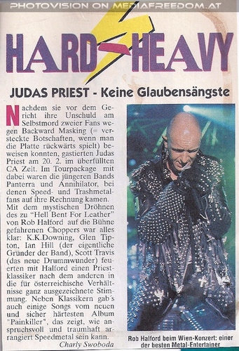 Painkiller Concert Report 2: Charly Swoboda