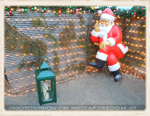 Weihnachtsmann zum Abschied