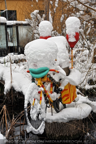 Tom Turbo eingeschneit