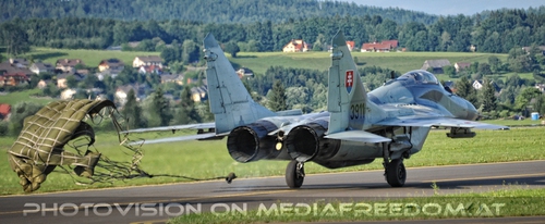 Bremsfallschirm Abkopplung