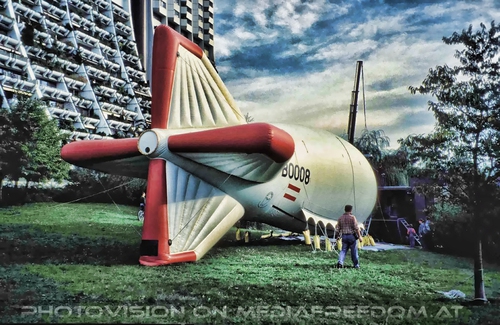 Zeppelin vor Abtransport