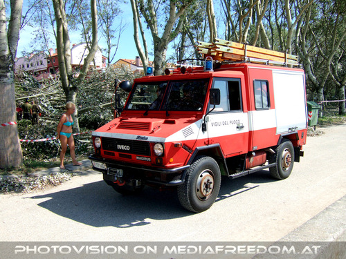 Feuerwehr Einsatz nach Tornado