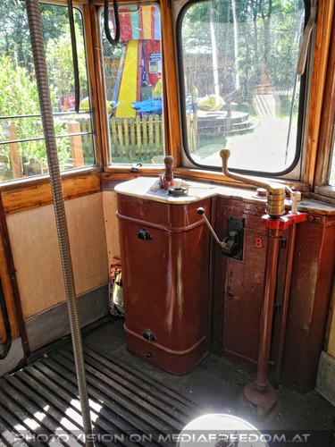 Fahrerstand in alter Tramway