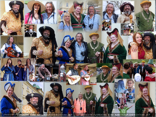 Stift und Stadt feiern: Amici Admini (Martina H.) und Amici Historiae, Amarok Avari, Monika Fink, Rhiannon