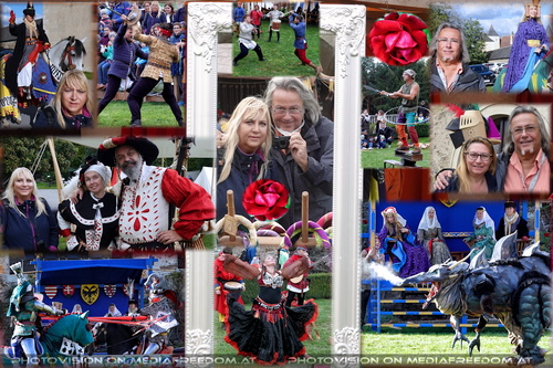 Krone Ritterturnier: Amici Historiae, Hector, Alex der Gaukler, Gabriele P., Charly Swoboda