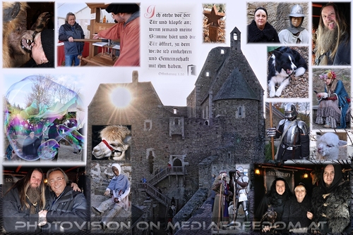 Historischer Advent: Magnar BLACK (Druidcraft), Gabriele P., Charly Swoboda, Petzi Petra und Christian Steiner