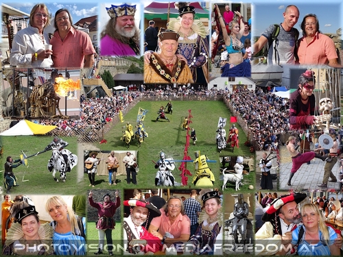 Eine Zeitreise ins Mittelalter: Martina Hlava und Amici Historiae, Thomas Hirmann, Charly Swoboda, Gabriele P., Hannes B.