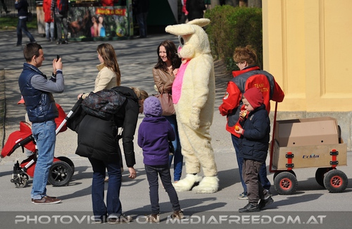 Ein Bild mit dem Osterhasen