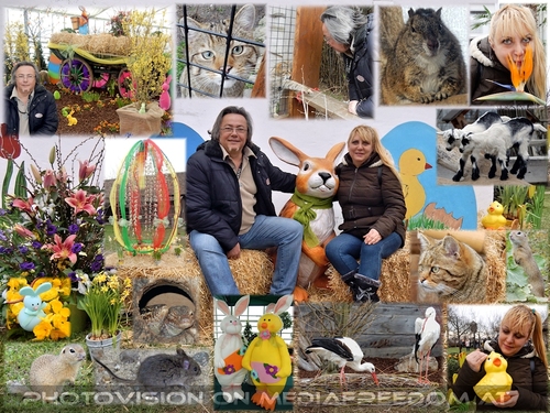 Ostermarkt: Gabriele P.,Charly Swoboda