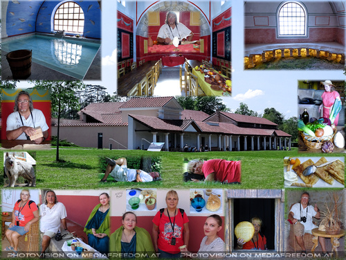 R�misches Picknick: Amici Admini (Martina H.), Gabriele P., Charly Swoboda 