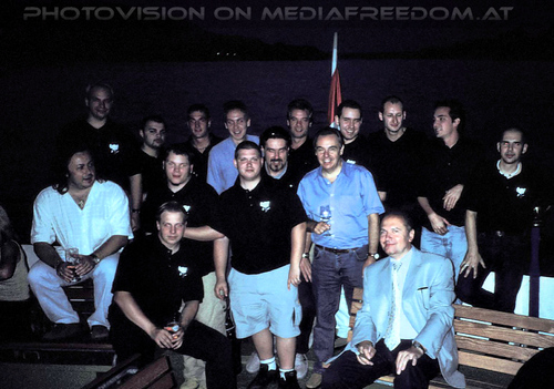 A summer party 19: Charly Swoboda,Heinz J.,Rudolf Bina