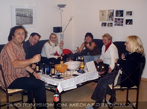 Freistil Party 12: Charly Swoboda,Dani  ,Gerda  ,Hobi,Gabriele P.