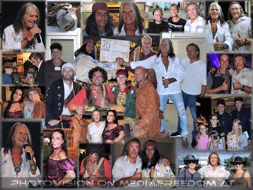 20 Jahre Winnetou-Spiele das Jubil�um: Marco Valenta, Erich Schmidt, Florian Huppmann, Waterloo, Biggie Waite...