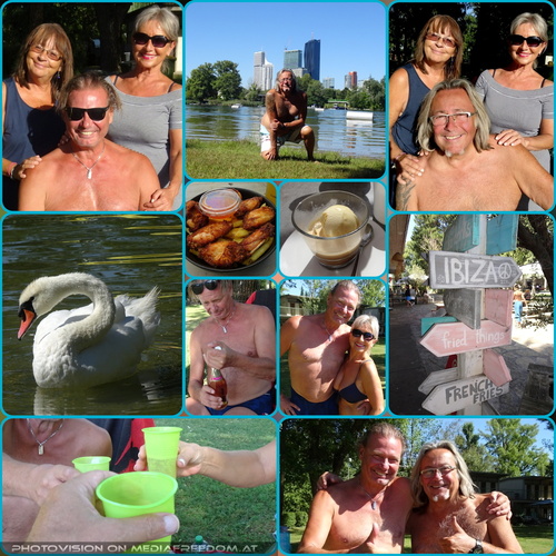 Genuss mit Freunden: Walter Brix, Jola, Ulli B., Charly Swoboda