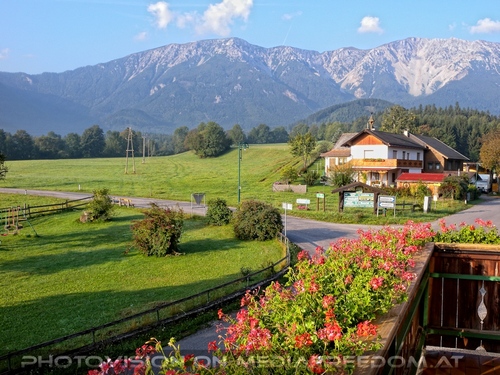 Blick zum Schneeberg