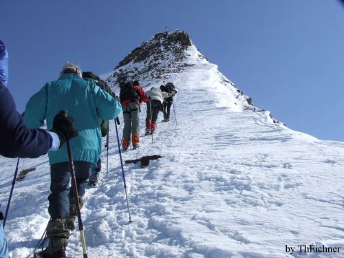 Aufstieg zur Wildspitze