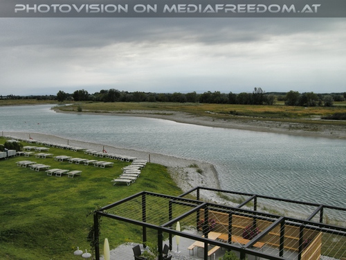 Blick zum Vogelschutzgebiet Seewinkel