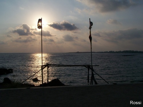 Gegenlicht �ber dem Meer