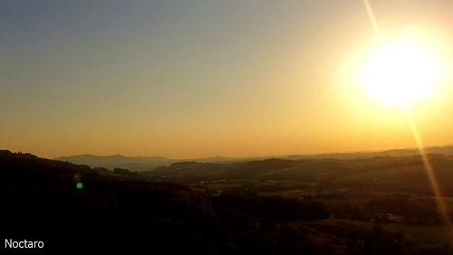 Sonnenuntergang in Texing