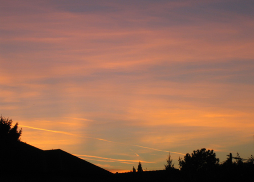 sonnenuntergang in wien