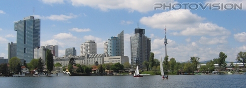 Blick vom Strandcafe