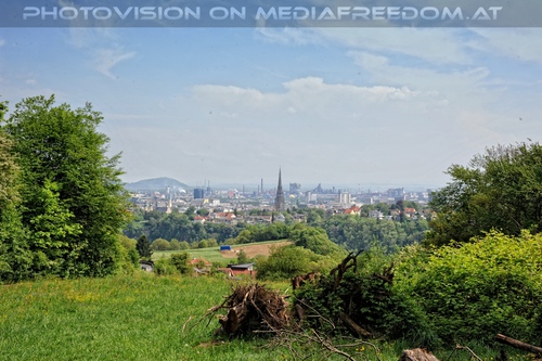 Blick nach Linz