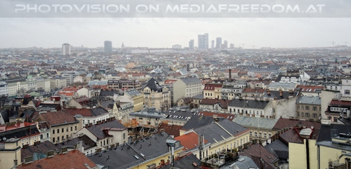 Blick in Richtung Donau City