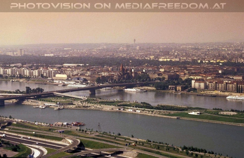 Blick nach Leopoldstadt
