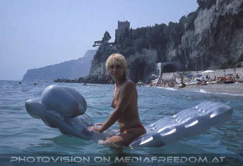 Auf meiner Luftmatratze bin ich...