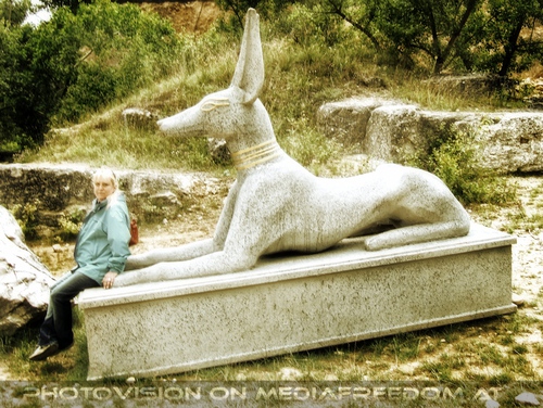 Festspiel B�hnenbegehung Bild 02: Gabriele P.