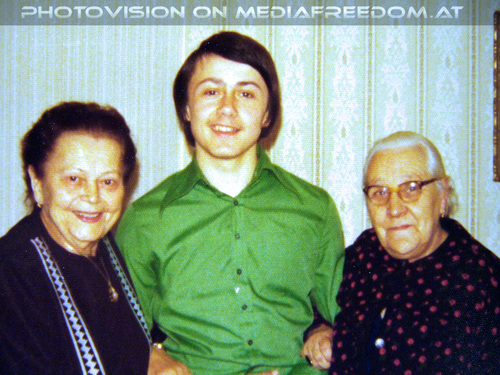 Erinnerungen 1: Anni Oma (links), Charly Swoboda