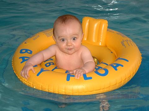 Noch nie jemanden mit Schwimmreifen gesehen?