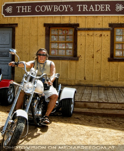 The cowboy biker: Charly Swoboda