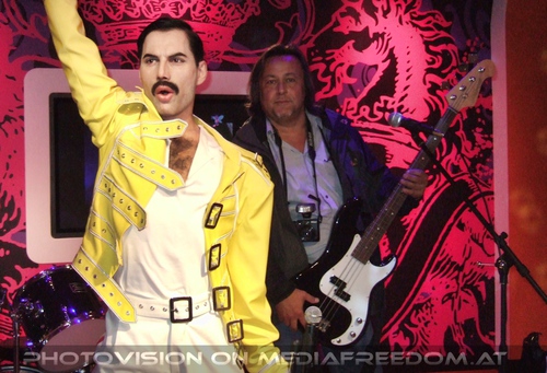 Mit Freddy Mercury: Charly Swoboda