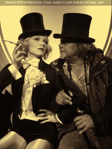 Mit Marlene Dietrich