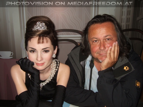 Mit Audrey Hepburn