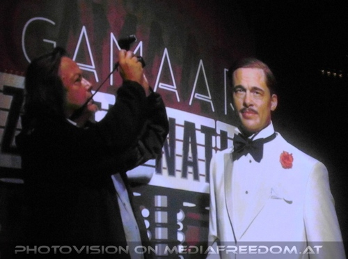 Mit Brad Pitt on screen