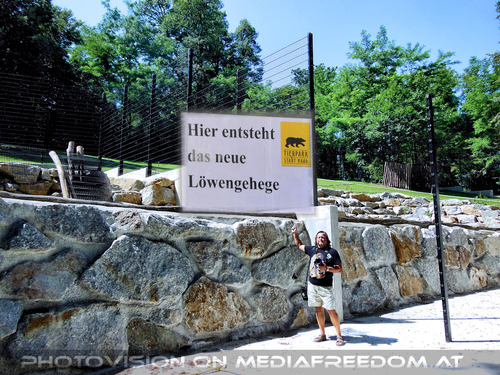 Bau des L�wengeheges 3