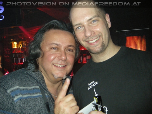 Party men: Charly Swoboda